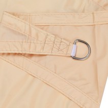 COOLAROO 야외 정원 차양 직사각형 타포린 캐노피 방수 수영장 정원 캠핑 어닝 텐트, 베이지 4x4m