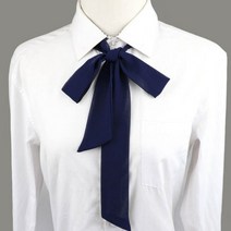 보타이 세련된 DIY 쉬폰 리본 나비 넥타이 여성 학교 결혼식 단색 도트 리본 블랙 레드 핑크 매듭 셔츠 액세서리