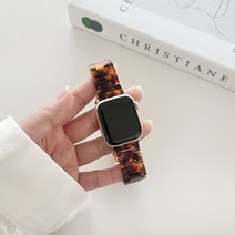 애플워치 스트랩 호마이카 레오파드 마블 호피 스트랩, 레오파드_호피