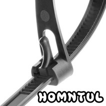 홈앤툴 재사용 케이블타이 전선정리 재활용 케이블 타이 15cm 100개, 1개, 블랙 20cm (100개)