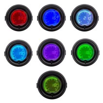 진공 게이지 디지털 압력계 2 quot52mm 부스트 EVO LCD 7 색 터보 게이지-30In.hg-35PSI 자동차 측정기