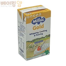 베이킹얌 밀락 골드 휘핑크림1L + 아이스박스 포함, 10개