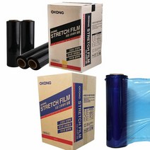 오공스트레치필름 20MICx500mm 1BOX-4개 청색랩 흑랩 제품포장랩
