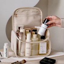 화장품 가방 대용량 여성 insTPU 투명 휴대용 휴대용 방수