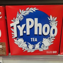 영국 직수입 홍차 100% 타이푸티 홍차 80티백 TyPhoo black tea