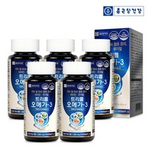 종근당건강 트리플 오메가3 60캡슐(60일분)*5통