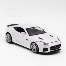 1:32 재규어 F-TYPE 장난감 자동차 다이 캐스트 합금 자동차 모델 다이 캐스트 장난감 자동차 자동차 모델 사운드 라이트 컬렉션 완구 어린이 선물, 화이트