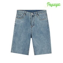 파파야 PAPAYA BASIC 워싱 5부 청바지 PNKUSP204B