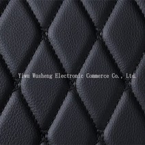 캐딜락 트렁크 바닥 실내 가죽 코일매트 XT4 XT5 XT6 CT4 CT5 CT6 CTS 차박 스타일링 간지 xt6 6 석 2020-2022 년 자동차 액세서리 인테리어 세부, 전부 검은 색