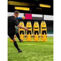 축구 수비인형 오뚝이 포지션 벽 풍선 슈팅 수비수, B 160CM 화이트 블랙 (단품)