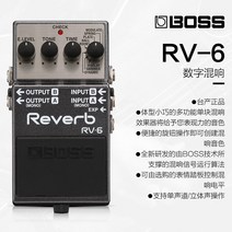 일렉 기타 이펙터 멀티 단일 콤프 딜레이 디스토션 크런치 롤랜드 트릭 싱글 블록 cs-3ge-7ns-2dd-7 압축 지연 코러스 리버브 226, SF Daojia rv-6 (디지털 잔향) + 무