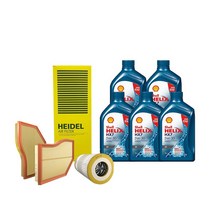 지프 체로키 엔진오일 세트 쉘 HX7, 체로키 KL, HX7 5L 엔진오일 세트