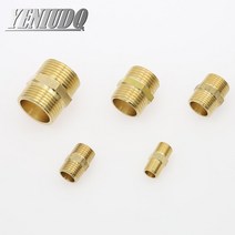 황동 호스 튜브 공압 피팅 1/8 1/4 3/8 1/2 3/4 1 BSP 수 X 변경 육각 니플 파이프 커넥터 어댑터 커플러, [29] DN40 to DN50