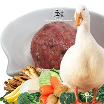 펫바프 펫푸드 강아지생식 바프식 홍삼 오리 85% 야채퓨레 7종 15% 혼합제품 1kg 수제 자연식 오리생식 화식