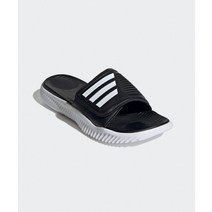 ADIDAS 아디다스 알파바운스 슬라이드 2.0 - 블랙:화이트 / GY9415 ALPHABOUNCE SLIDE 2 CBLACK/FTWWHT/CBLACK