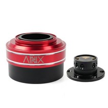 운전게임 6홀 레이싱 시뮬레이터 게임 스티어링 휠 퀵 릴리스 허브 어댑터 70MM MOZA Simagic M10 A/미니, 한개옵션1, 02 Red