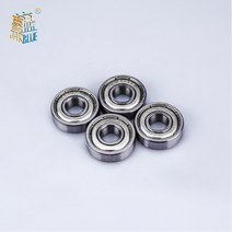 베어링 유니트베어링 니들베어링 특수베어링툭수베어링 10pcs 682xzz-1.8 2.5x6x1.8mm 깊은 홈 볼 미니어처 모델 항공기 682x682, 한개옵션0