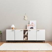 1600 도어 다용도수납장 C3375, 화이트메이플