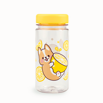 [어도러블_레몬팡팡] 에코젠 보틀 친환경 물병 내열 내냉 350ml 강아지 캐릭터 어도러블메이트