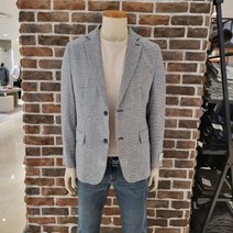 올젠 AK분당점 올젠 마이크로 체크 캐주얼 자켓 ZOD1KG1301 WT