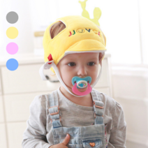 아기두상교정 아기 신생아 두상 머리 쿵 안전 보호대 안전모, 옐로우