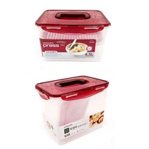 별도표기 매실청 누름판 누름돌 김치통 오이지통 절임통, 락앤락발효숙성용기4.5L