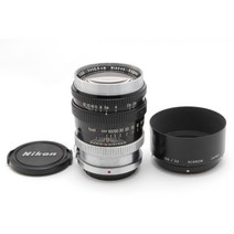 EXC+5 니콘 닛폰 코가쿠 NIKKKOR P.C 10.5cm f/2.5 PC 105mm F 및 R 캡 후드 Nikon