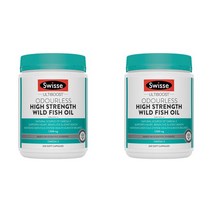 Swisse 호주 스위스 무취 슈퍼 스트렝쓰 와일드 피쉬 오일 2000mg 200 캡슐 2팩 Fish Oil 오메가3