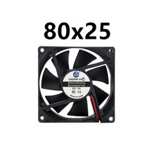컴퓨터 브러시리스 모터 냉각 팬 저소음 40MM 50MM 60MM 70MM 80MM 90MM 120MM 2 핀, 11 8025_03 24V