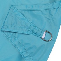 방수 사각 그늘막 썬쉐이드 차광막 옥상 팬션 정원 천막 테라스 차단막 옥상 그늘막 타프 그늘막 텐트 추석 선물, 2*4m, 푸른