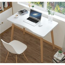 마켓리사 좁은 공간 1인용 컴퓨터 책상 작은 간이 화이트 블랙 슬림 얇은 조립식 자취방 미니 원룸