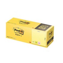 [656-20a] 오피스넥스 3M 포스트잇대용량팩 654-20A(76x76mm 노랑(16)그린(2)핑크(2)), 단품