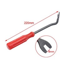 자동차오디오수리 자동차 수리 도구 키트 오디오 분해 Pry Bar 도어 패널 내부 클립 로커 Crowbar 자동 핸드 제거, [02] 22CM Tool