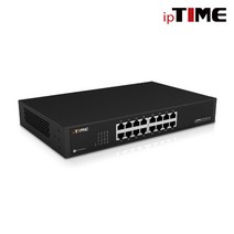 ipTIME SG16M-mini 스위칭 허브/ 마벨(88E1685-A2) 칩셋/16포트 1000Mbps(기가비트)/랙마운트가능