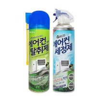 [홍스타]산도깨비 에어컨세정제 + 에어컨탈취제 가정용 차량용, 2세트