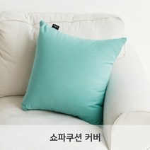 (커버)LINU 리누 쇼파쿠션 커버 2개입 쿠션커버 북유럽 패브릭 옥스포드 40X40 50X50 cm, 마카롱민트