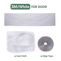 warmtoo 휴대용 ​​에어컨 창 air vent seal lock cloth plate air outlet pipe tube hose window 슬라이딩 도어 씰링 키트, 3mfordoorwhite, 협력사