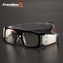 농구 고글 축구 야외 스포츠 충격 방지 농구 보호 안경 고글 PC 렌즈 스타 수영 유리, 01 Black