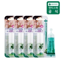 덴티스테, 1세트, 브레스 스프레이 15ml 4개+오랄린스 12ml