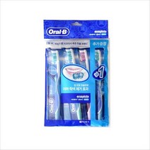 오랄비 화이트닝칫솔(3+1) 부드러운칫솔모 혀세정기 칫솔 어른용칫솔 기능성칫솔 고급칫솔 고급형치솔 +Y710JS, ##상품선택#