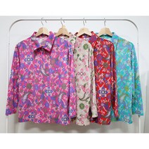 형제상회 할머니옷 할머니티 긴팔 카라티 엄마옷 명절선물 춘추 국산 0010SF06