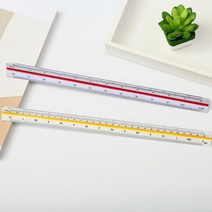 스케일자 저배율 제도용 도면용 삼각자