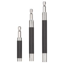 3pcs 14 80120140mm 육각 섕크 퀵 릴리스 마그네틱 스크루 드라이버 확장 비트 홀더 연결로드 어댑터 슬리브