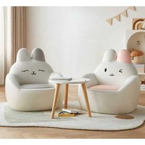 1인용 유아 쇼파 아기 의자 가구 소품 사진촬영, (밀크화이트) M1B0105007 고양이소파