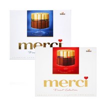 스톡 메르시 초콜릿 레드+블루 250g 총2개
