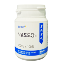 헬스데이 식염포도당 700g 100정/온열질환 여름탈수예방 폭염안전예방 소금알약 식염정 포도당정, 100정, 1개