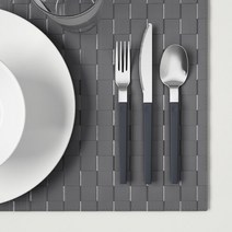 [무료배송]이케아온라인몰 커트러리 세트 숟가락 포크 나이프 찻숟가락 파티필수품 수저세트, 커틀러리세트 4인용