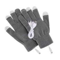 열선장갑 바이크 오토바이방한토시 5V USB 충전 터치 스크린 발열 겨울 장갑 남녀 공용 글러브, [02] Gray