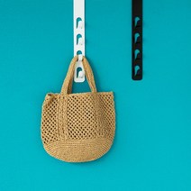 방문에 거는 옷걸이 문걸이행거 책가방 모자 걸이, 색상_화이트, 색상/화이트