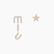 미우미우 [명품쟁이] 국내당일 크리스탈 장식 펜던트 귀걸이 5JO660 F0NXA